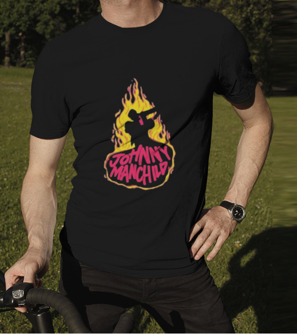 Johnny Manchild Fire Dance Silhouette Flame T-Shirt