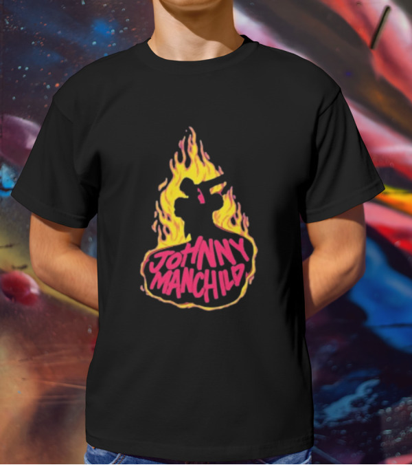 Johnny Manchild Fire Dance Silhouette Flame T-Shirt