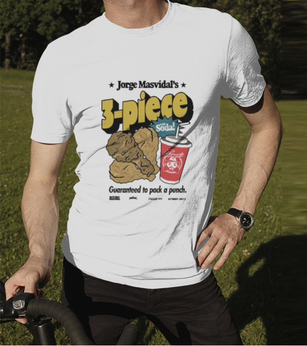Jorge Masvidal's 3-Piece Soda Guaranteed To Pack A Punch T-Shirt