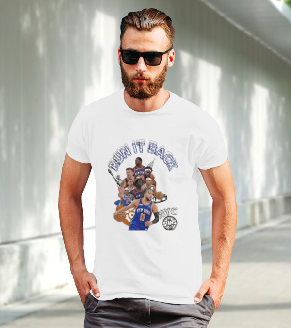 Knicks Run It Back NYC Stans Basketball Team Players T-Shirt
