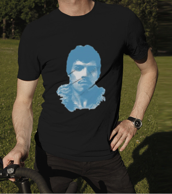 Omar Apollo God Said No Jumbo Blue T-Shirt