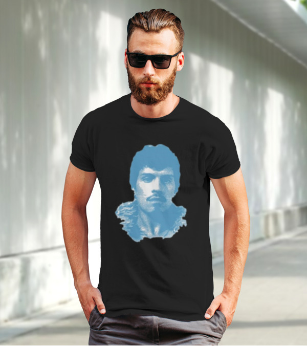 Omar Apollo God Said No Jumbo Blue T-Shirt