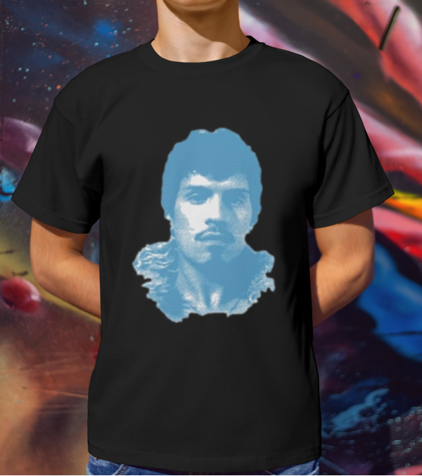 Omar Apollo God Said No Jumbo Blue T-Shirt