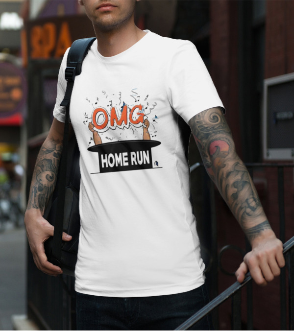 OMG Home Run From Magic Hat With Music Notes T-Shirt