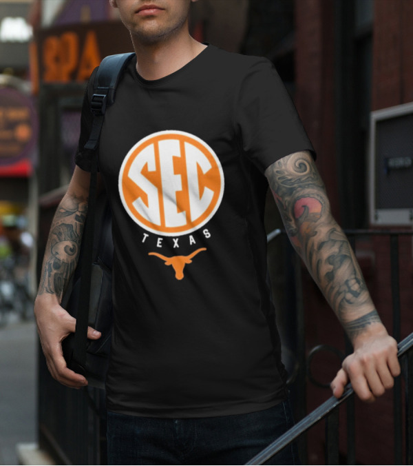 SEC Texas Longhorns Logo Texas Longhorn T-Shirt