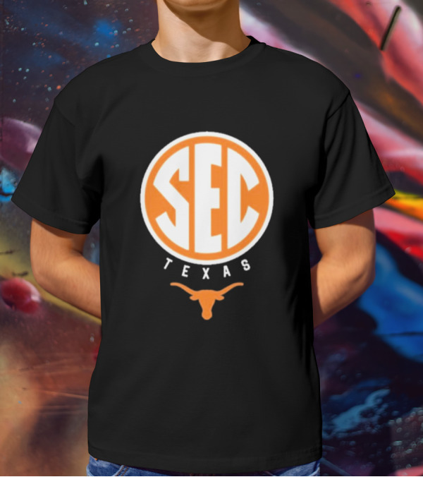 SEC Texas Longhorns Logo Texas Longhorn T-Shirt
