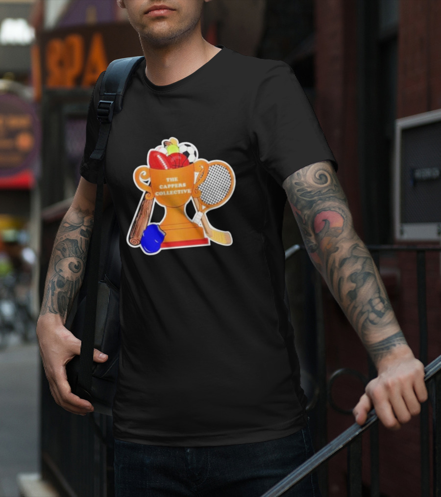 The Cappers Collective Trophy Sport Baseball Boxing Soccer Tennis Hockey Basketball T-Shirt