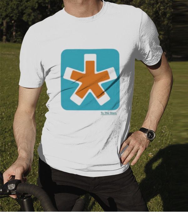 To The Stars Asterisk Icon Bold Colorful T-Shirt