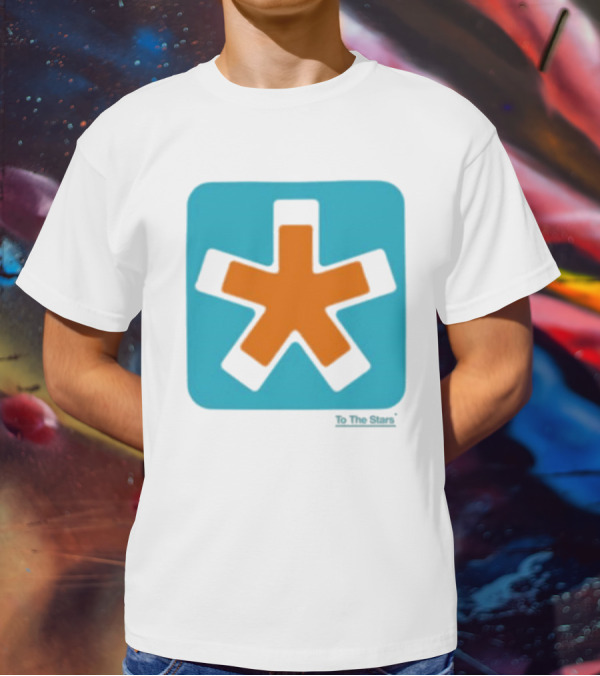 To The Stars Asterisk Icon Bold Colorful T-Shirt