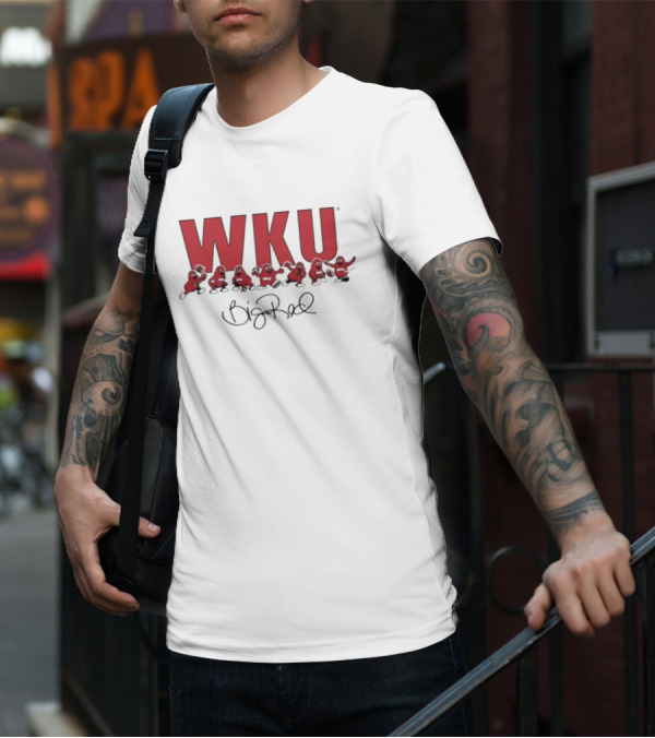 WKU Big Red Signature Football Characters T-Shirt