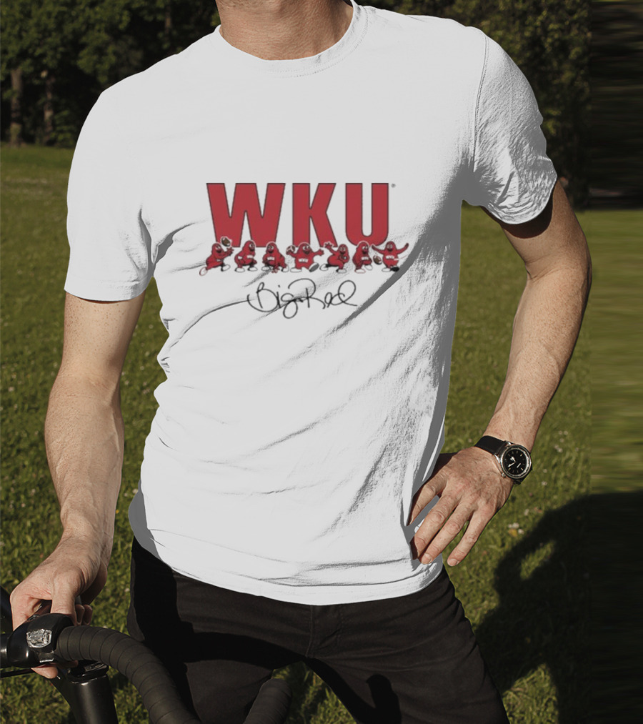WKU Big Red Signature Football Characters T-Shirt