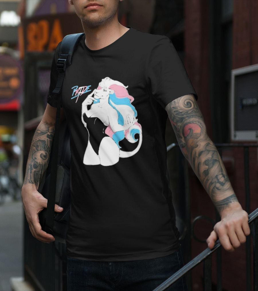Pride Lioness Trans Flag Colors T-Shirt