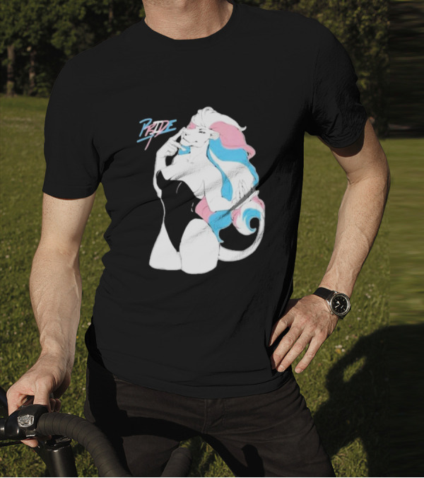 Pride Lioness Trans Flag Colors T-Shirt
