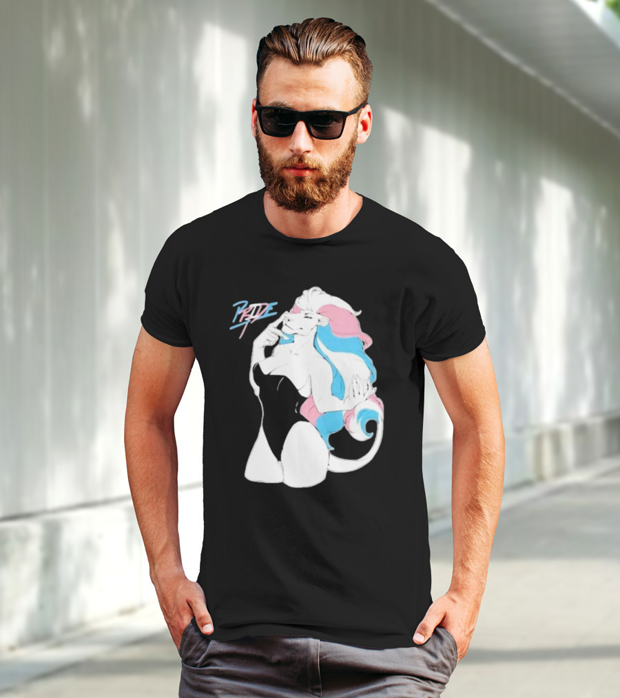Pride Lioness Trans Flag Colors T-Shirt