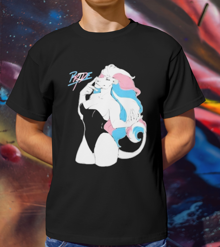 Pride Lioness Trans Flag Colors T-Shirt