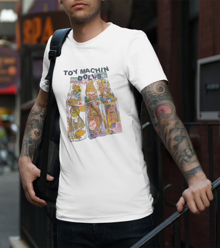 Toy Machine Dolls Evil Sect Blood Fobby Japan Super Heroes T-Shirt