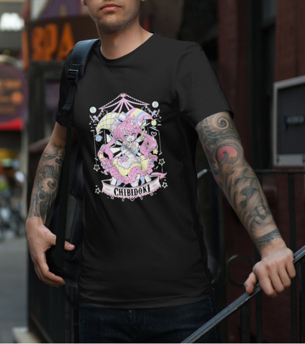 Chibidoki Pastel Circus Jester Kawaii Aesthetic T-Shirt