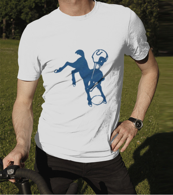 Indianapolis Colts 61 Blue Horse T-Shirt