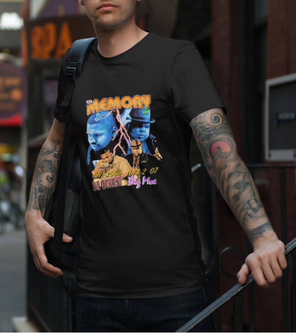 Memory 1971 2000 Dj Screw 1974 2007 Big Moe T-Shirt