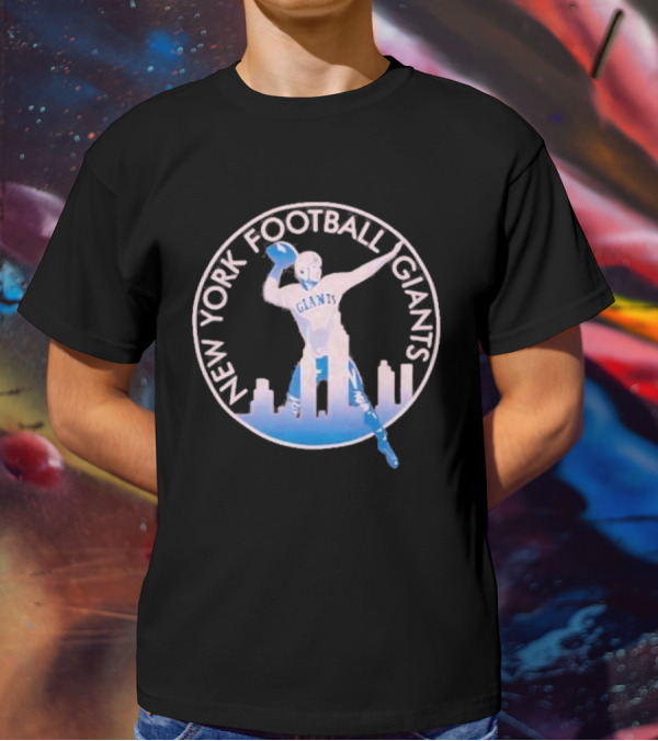 New York Football Giants Skyline Quarterback T-Shirt