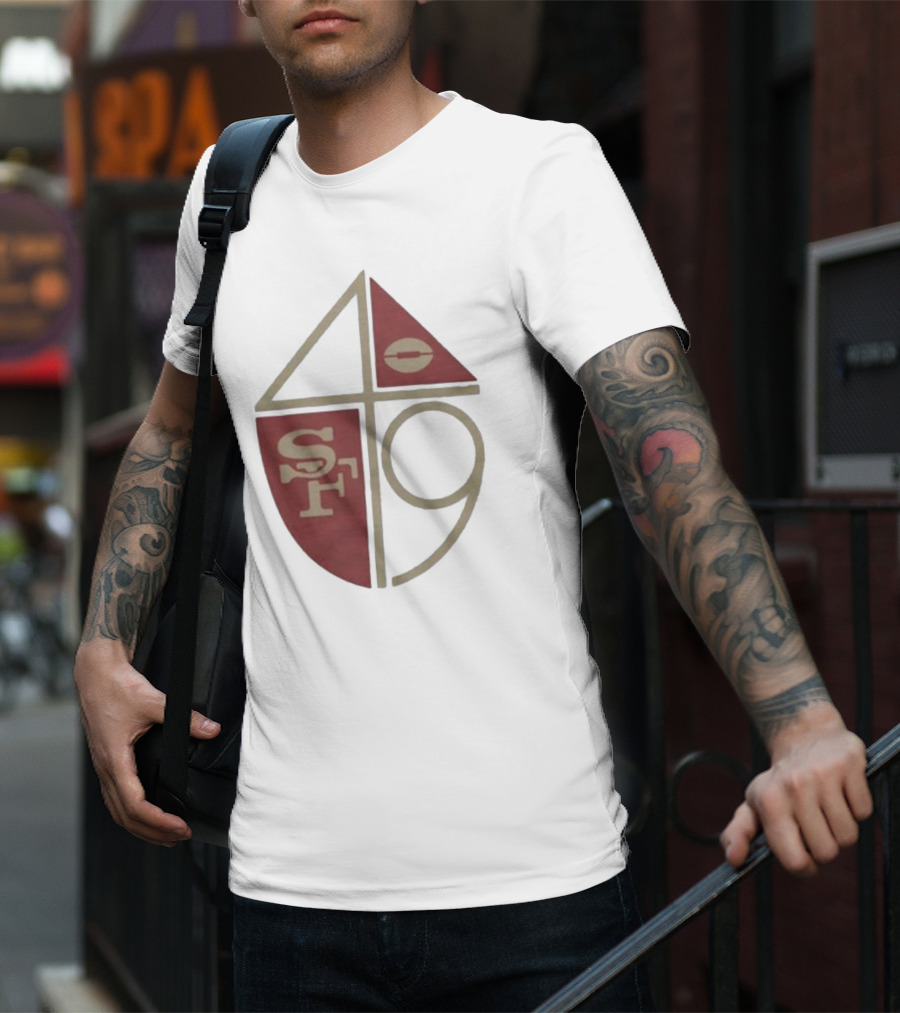 San Francisco 49ers Vintage 1965 SF 49 Iconic Emblem T-Shirt