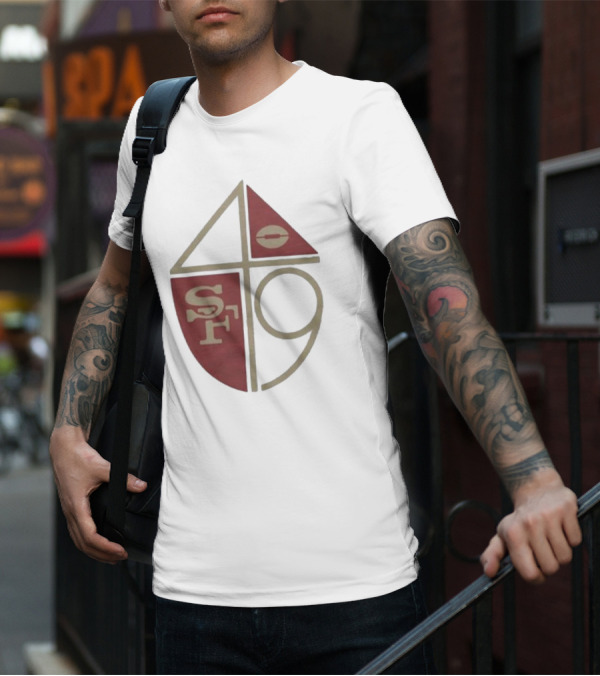 San Francisco 49ers Vintage 1965 SF 49 Iconic Emblem T-Shirt