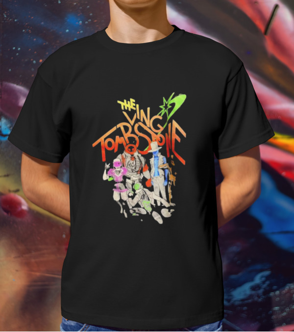 The Living Tombstone Characters And Logo With Colorful T-Shirt