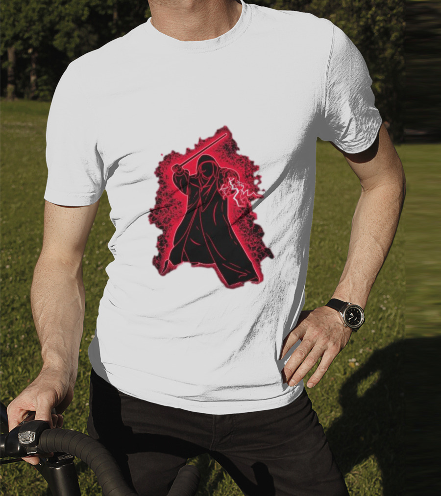 Lord Senator Thunder Dark Force Power Lightsaber Lightning T-Shirt