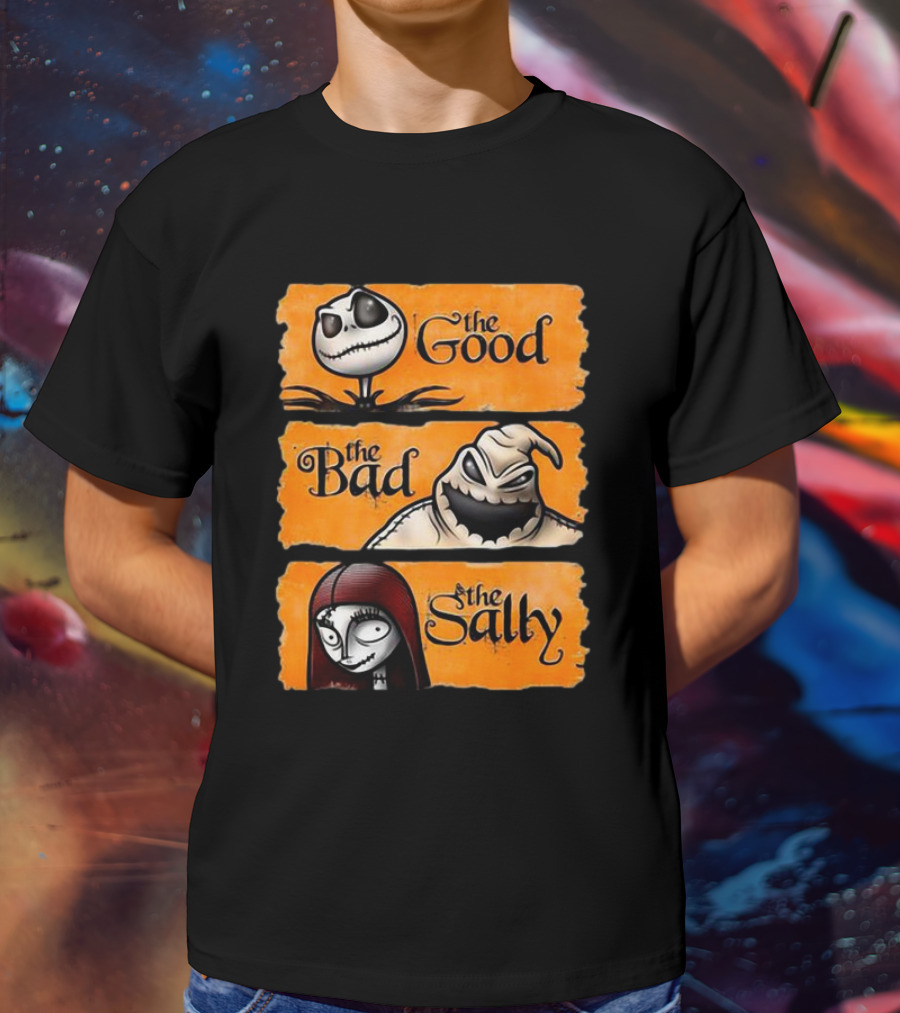 Jack Skellington The Good Oogie Boogie The Bad Sally T-Shirt