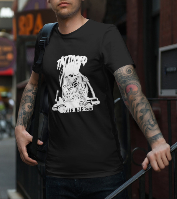 Tattooed Mom South Street Skeleton Car T-Shirt