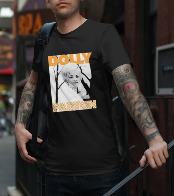 Dolly Parton Retro Black And White Tennessee T-Shirt