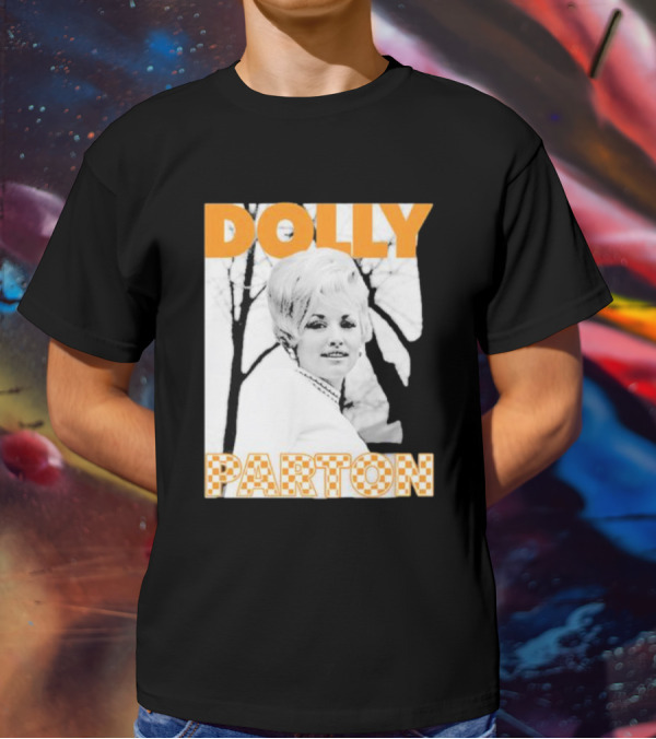 Dolly Parton Retro Black And White Tennessee T-Shirt