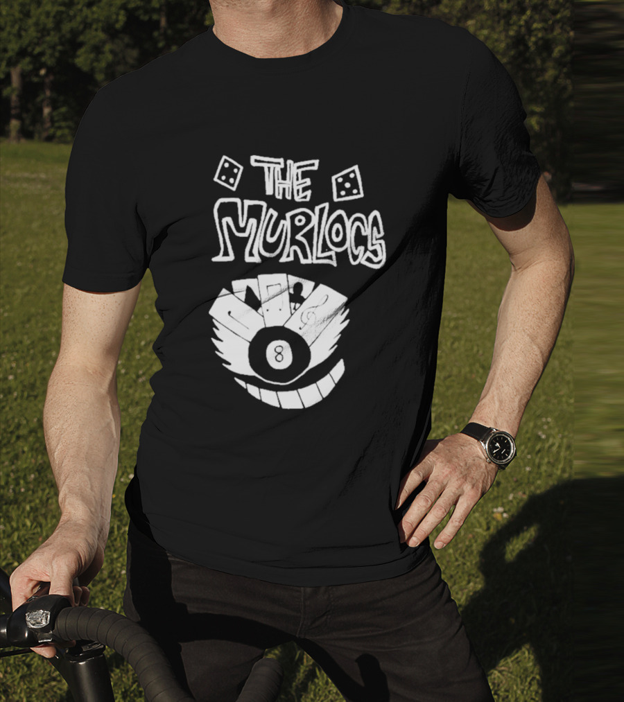 The Murlocs Playing Cards 8 Ball T-Shirt