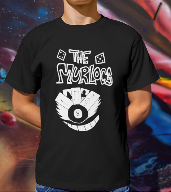 The Murlocs Playing Cards 8 Ball T-Shirt