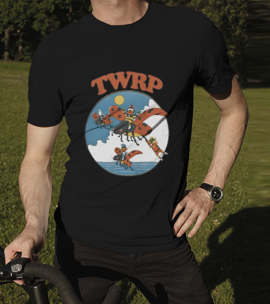 TWRP Band Riding Giant Ladybugs Under The Sun T-Shirt