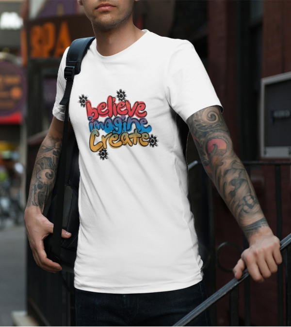 Believe Imagine Create Vic Garcia T-Shirt