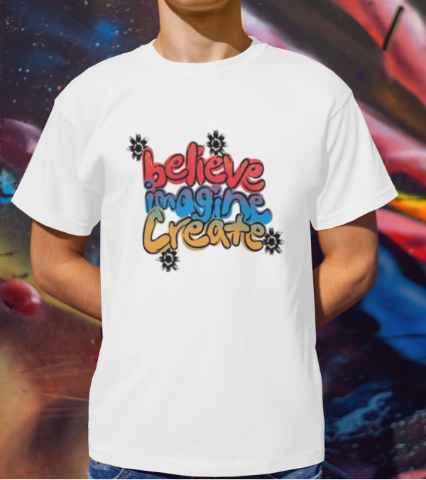 Believe Imagine Create Vic Garcia T-Shirt