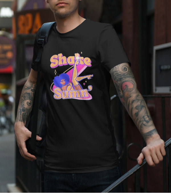Zero Fatigue Shake Sumn Vibrant Retro Dance Vibes T-Shirt