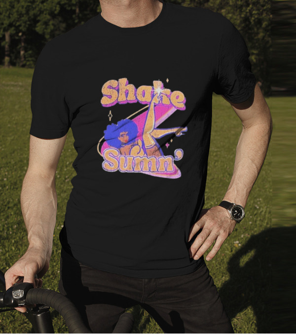 Zero Fatigue Shake Sumn Vibrant Retro Dance Vibes T-Shirt