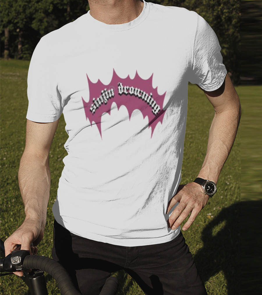Sinjin Drowning Pink Burst T-Shirt