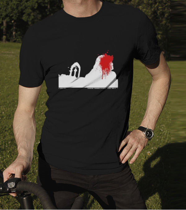 Siqaeda Funeral I Know Something You Don’t Red Splatter Archway Scene T-Shirt