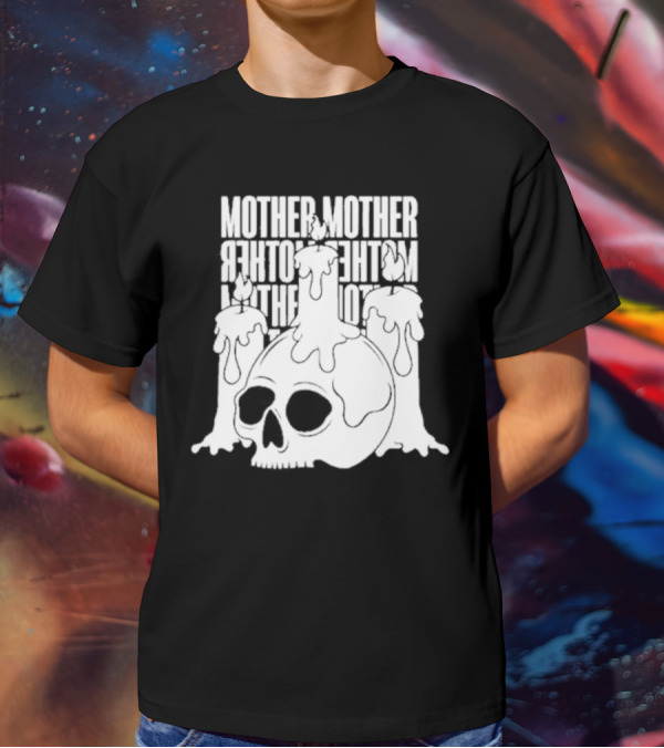 Mother Mother Skull Candle T-Shirt