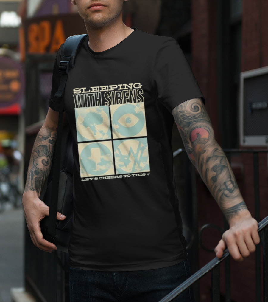 Sleeping With Sirens Let's Cheers To This Iconic Album Art Elements T-Shirt