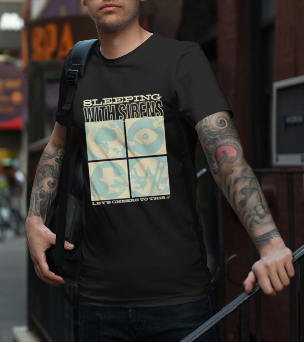 Sleeping With Sirens Let's Cheers To This Iconic Album Art Elements T-Shirt