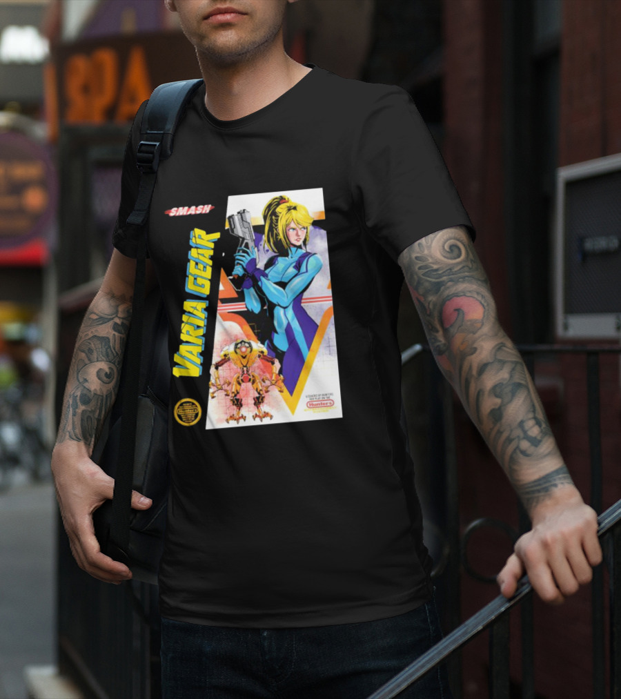 Smash Varia Gear Zero Suit Hunter Chronicles T-Shirt