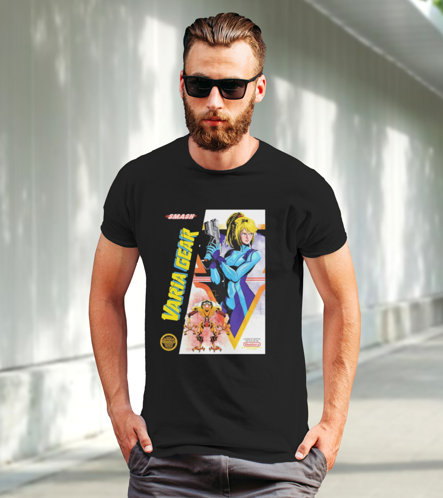 Smash Varia Gear Zero Suit Hunter Chronicles T-Shirt