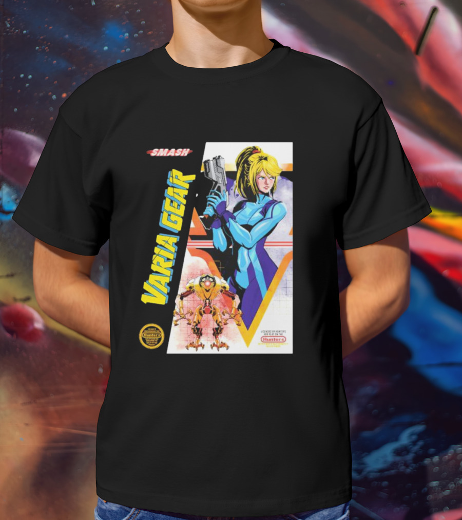 Smash Varia Gear Zero Suit Hunter Chronicles T-Shirt
