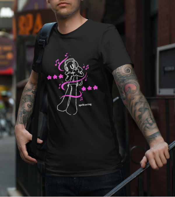 Spellcasting Doodle Dog Musical Magic T-Shirt