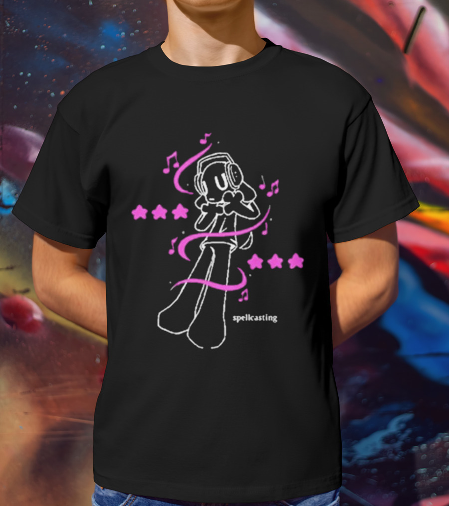 Spellcasting Doodle Dog Musical Magic T-Shirt