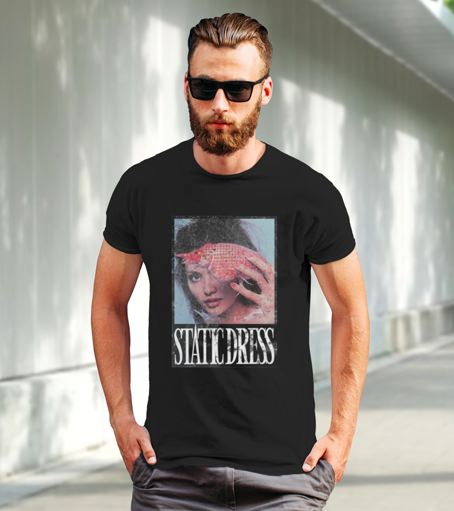 Static Dress Fish Net Mask T-Shirt